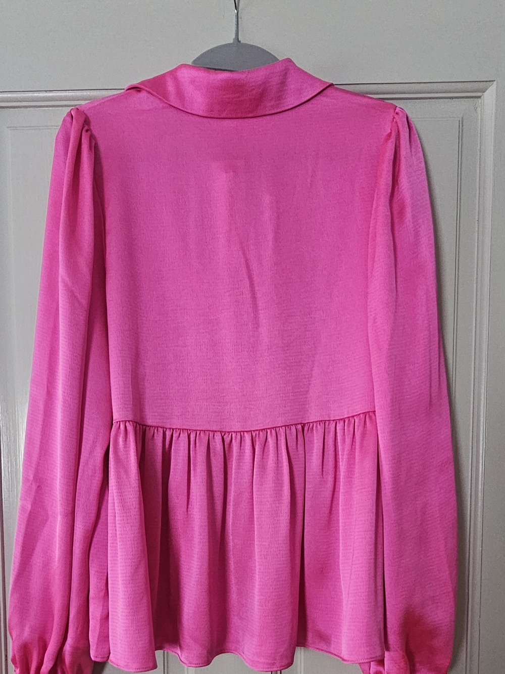 Lilly Pulitzer Jaylene Size 6 NWT Pink Peplum V-Neck Blouse - Picture 11 of 12